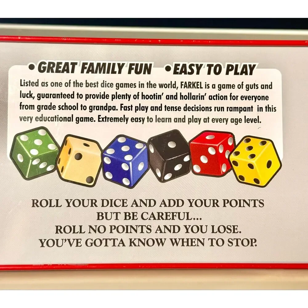 Legendary Games Farkel Party Dice Game